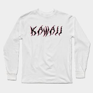 Kawaii Pink Goth Long Sleeve T-Shirt